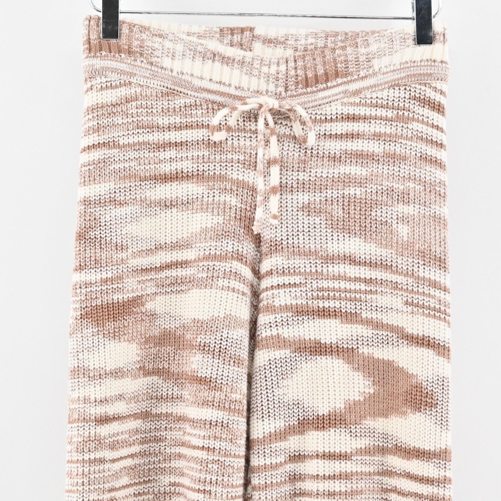 SPIRITUAL GANGSTER Pants Womens‎ Size XS Brown Space Dye Wide Leg Jordana Knit - Picture 2 of 12